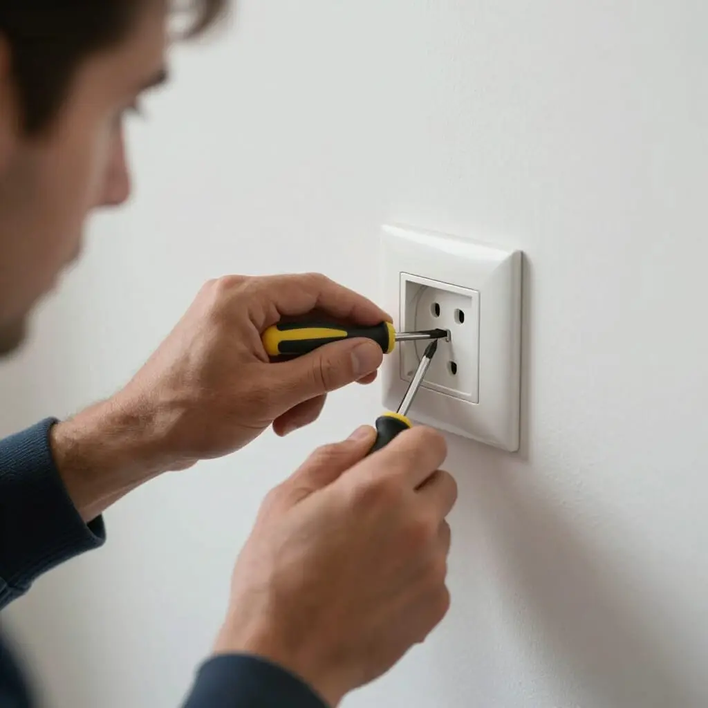 Ajout de prise électrique murale dans une maison à Dreux