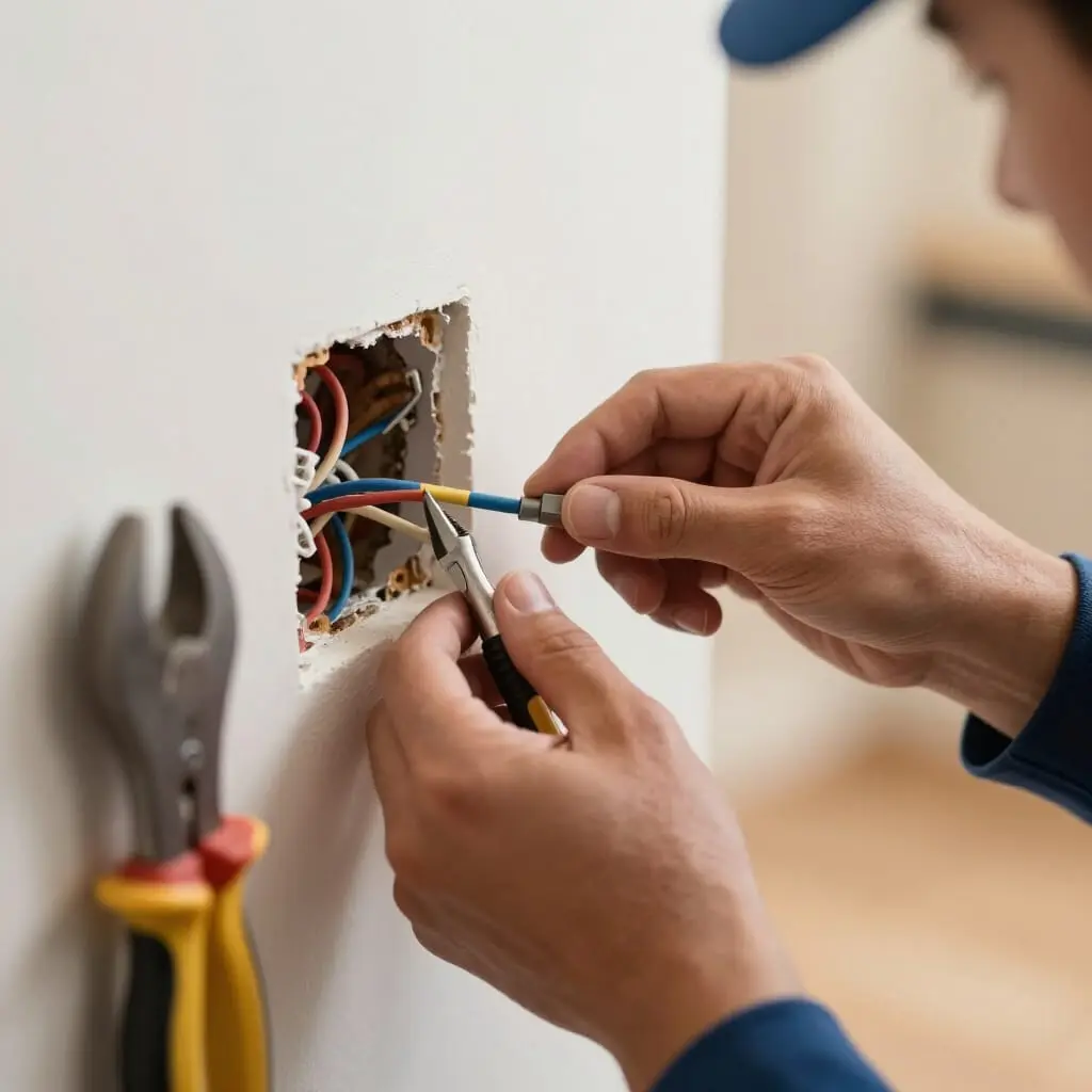 Installation de câblage électrique dans une maison à Dreux par un artisan électricien