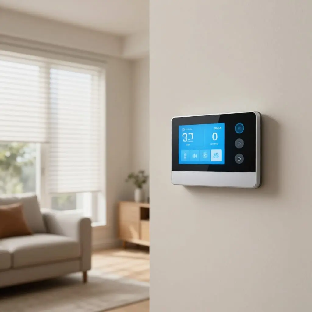 Maison connectée utilisant la domotique pour économiser l'énergie