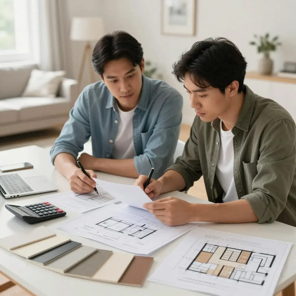 Préparation du budget d'un projet de rénovation de maison