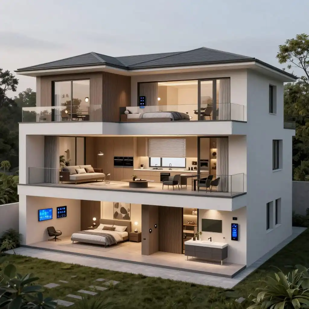 Maison connectée pièce par pièce : guide progressif