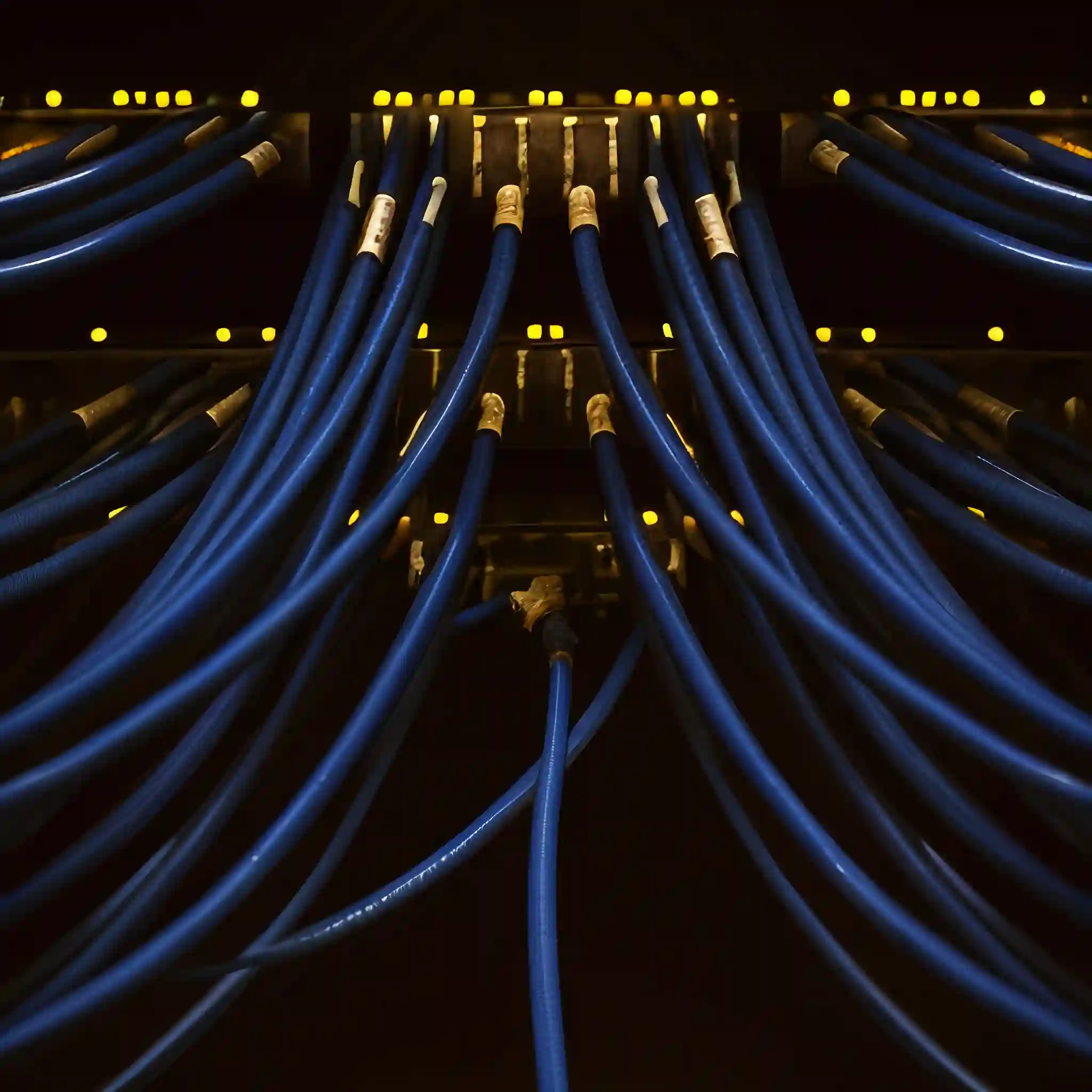Installation de câblage réseau pour caméras IP